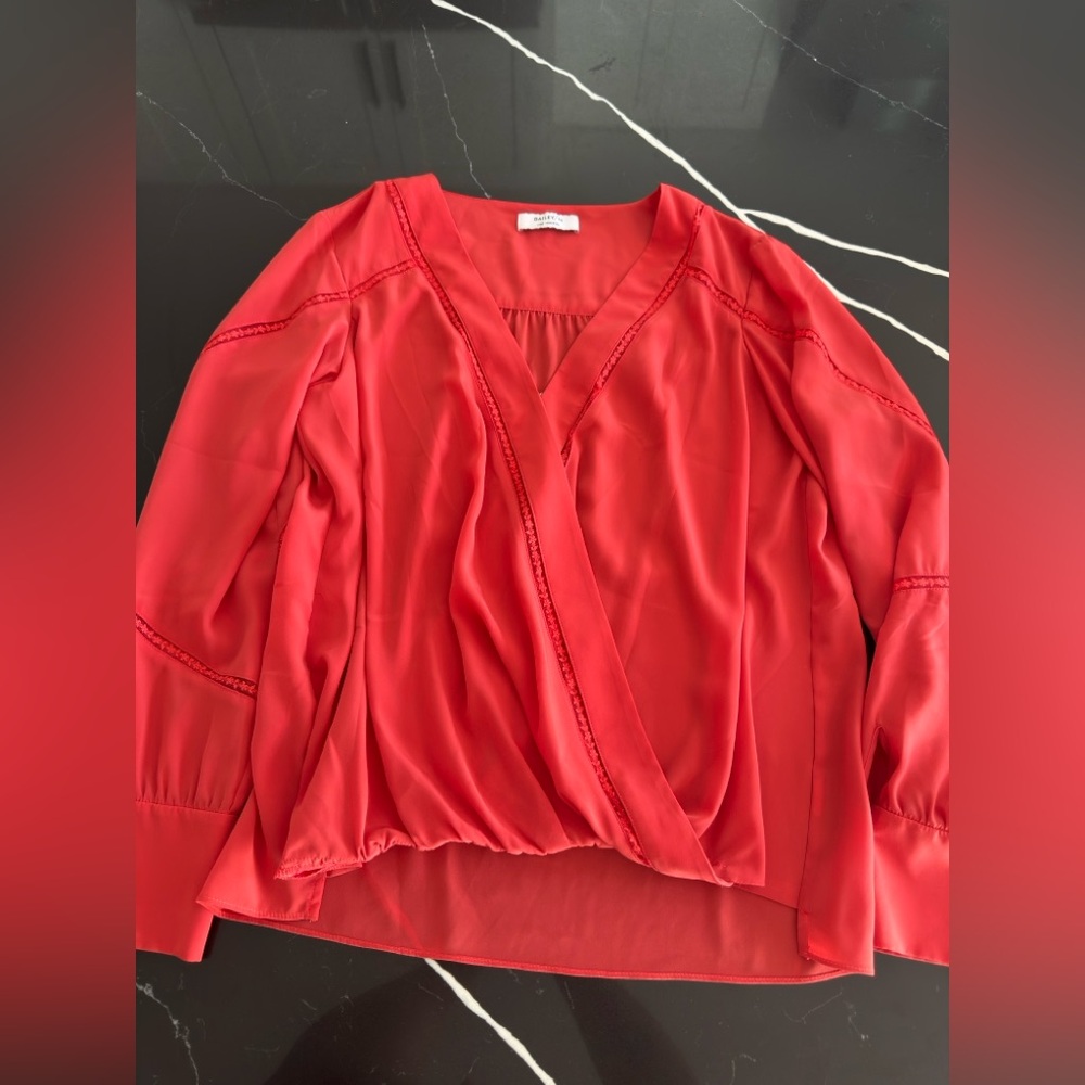 Bailey 44 Vibrant Red Blouse